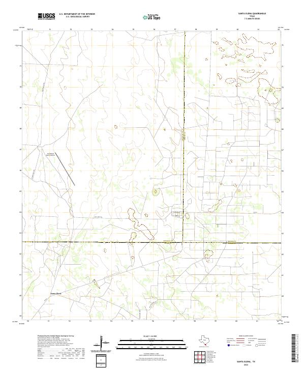 USGS Topographic Map – Santa Elena