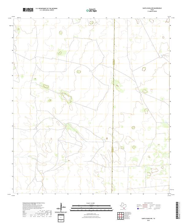 2022 Map of Santa Elena NW, 2022 Print