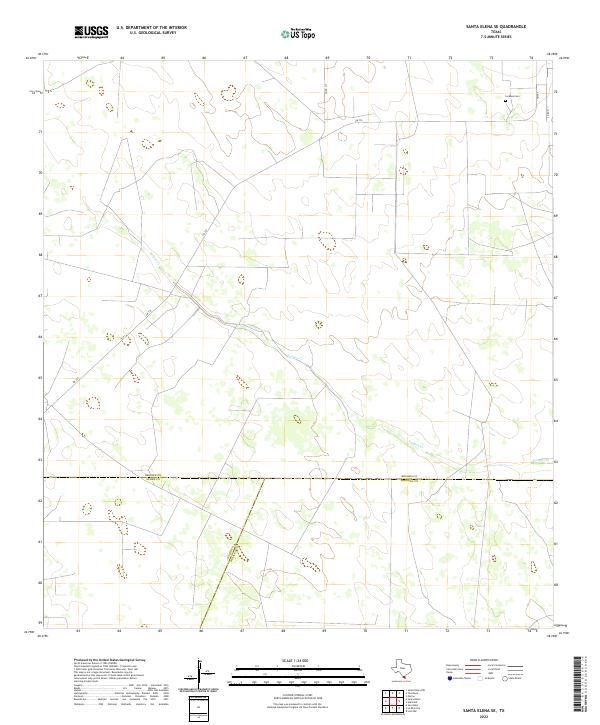 2022 Map of Santa Elena SE, 2022 Print