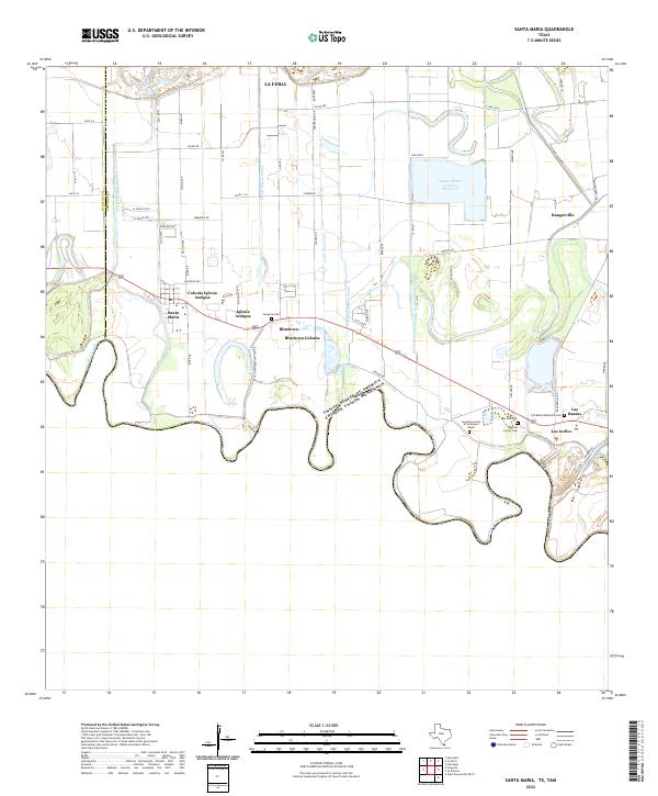 USGS Topographic Map – Santa Maria