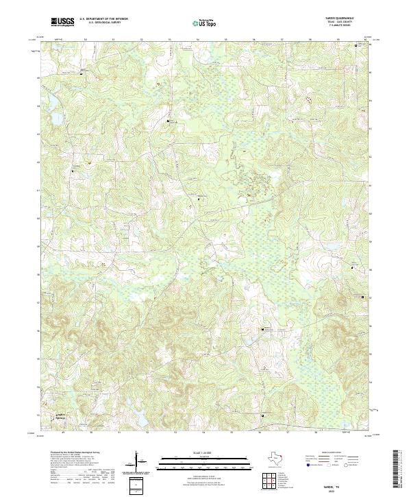 USGS Topographic Map – Sardis