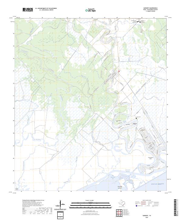 USGS Topographic Map – Sargent