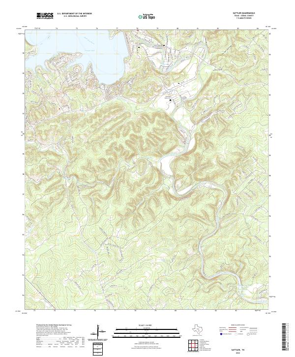 USGS Topographic Map – Sattler