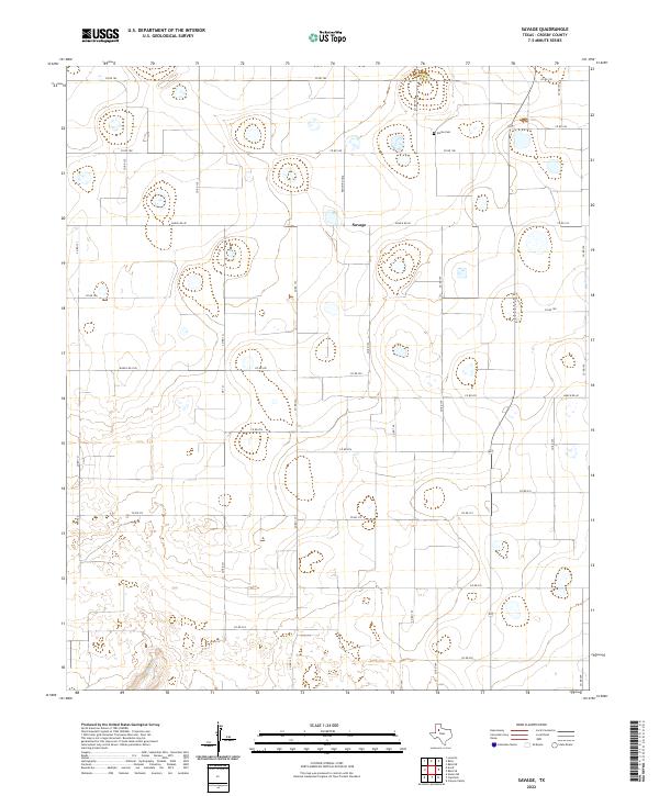 USGS Topographic Map – Savage