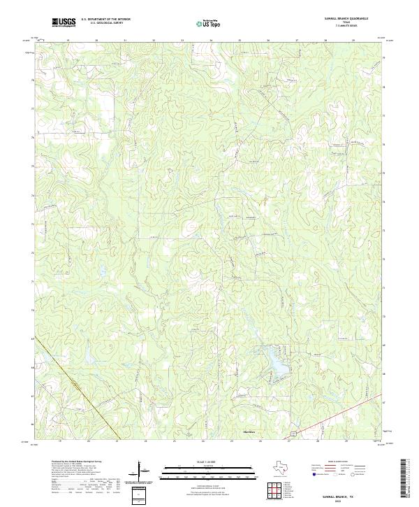 USGS Topographic Map – Sawmill Branch
