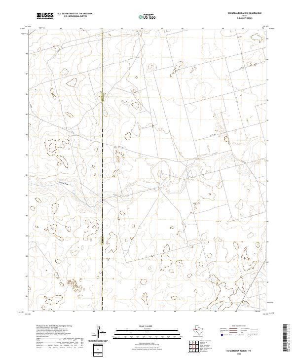 2022 Map of Scharbauer Ranch, 2022 Print
