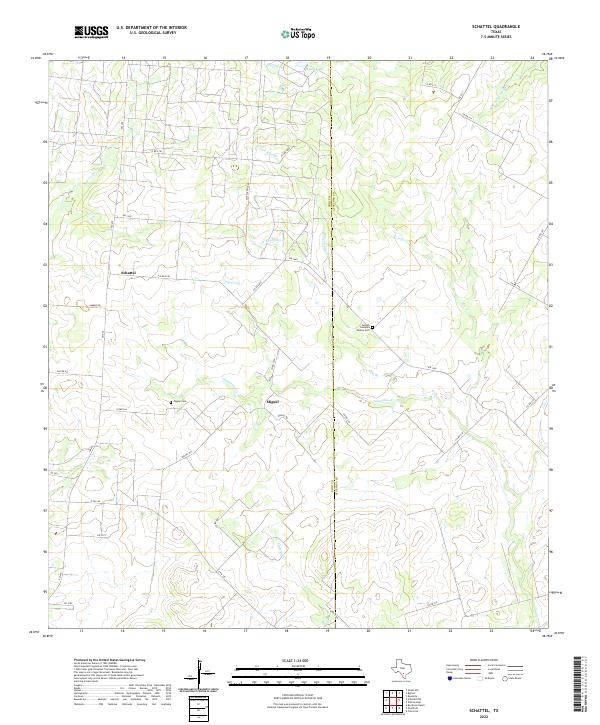 USGS Topographic Map – Schattel