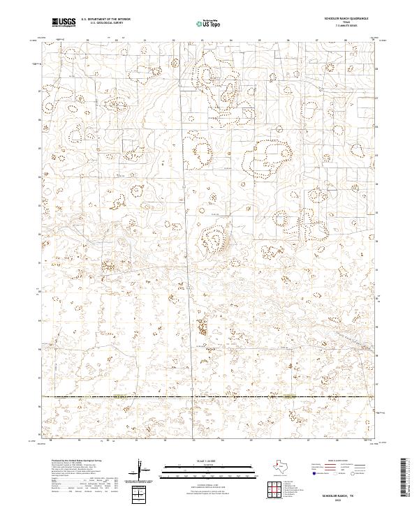 2022 Map of Schooler Ranch, 2022 Print