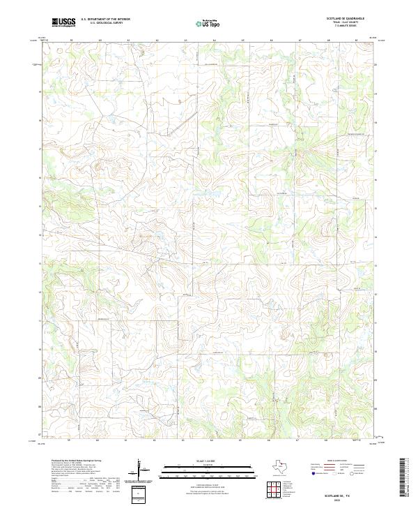 USGS Topographic Map – Scotland SE
