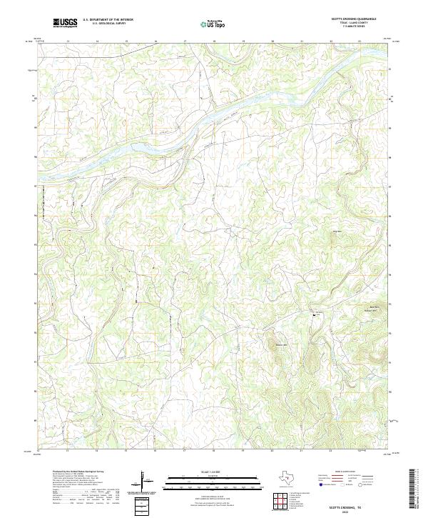 USGS Topographic Map – Scotts Crossing