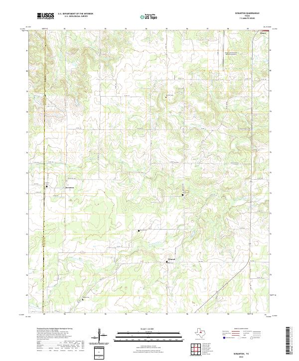 USGS Topographic Map – Scranton
