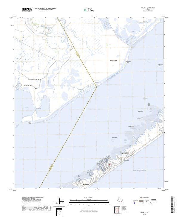 USGS Topographic Map – Sea Isle