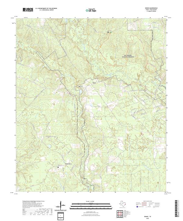 USGS Topographic Map – Segno
