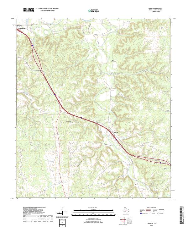 USGS Topographic Map – Segovia