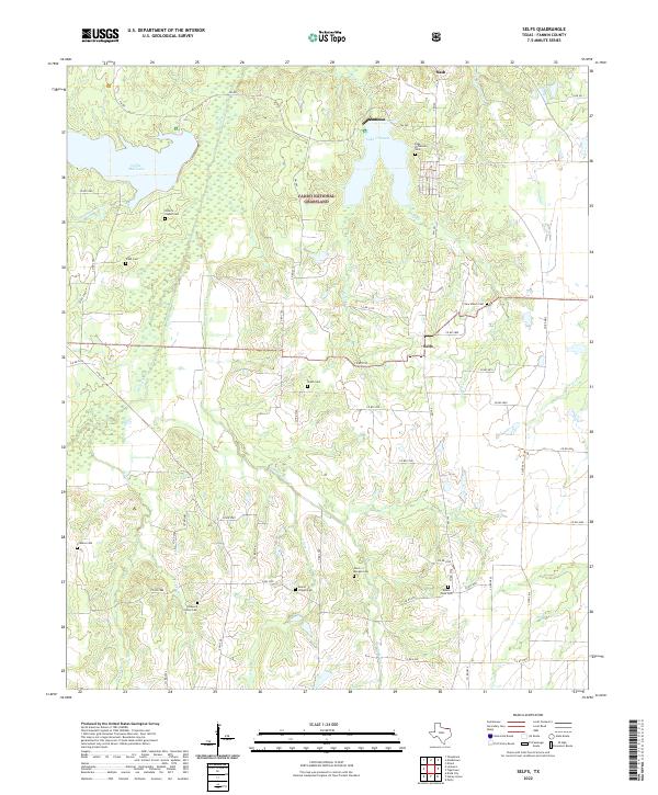 USGS Topographic Map – Selfs