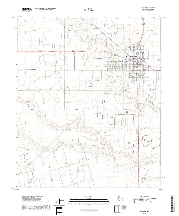 USGS Topographic Map – Seminole