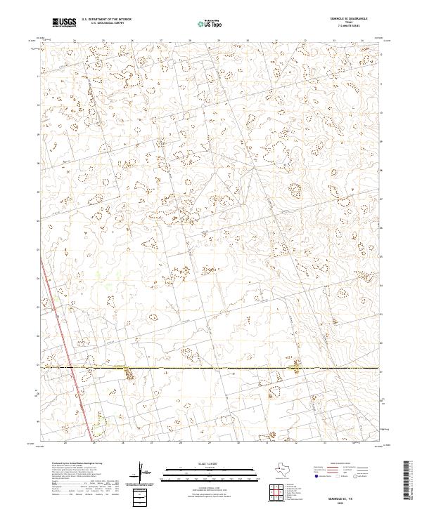 2022 Map of Seminole SE, 2022 Print