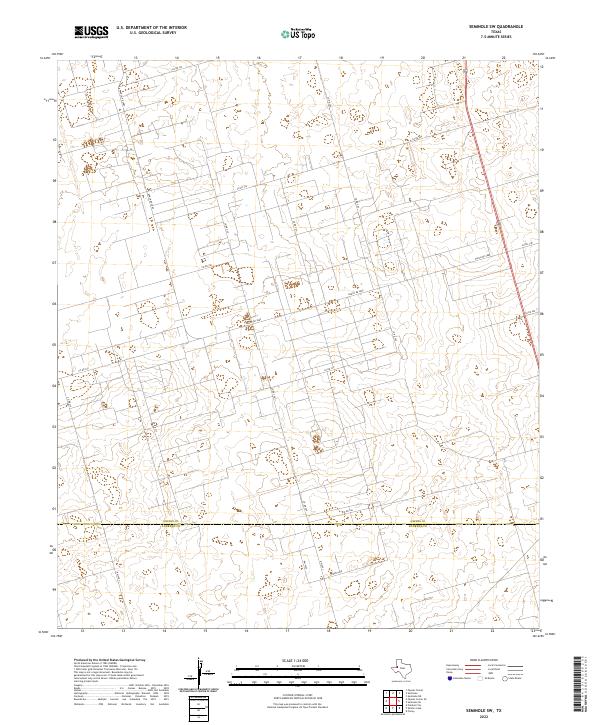 2022 Map of Seminole SW, 2022 Print