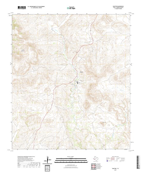 USGS Topographic Map – Shafter