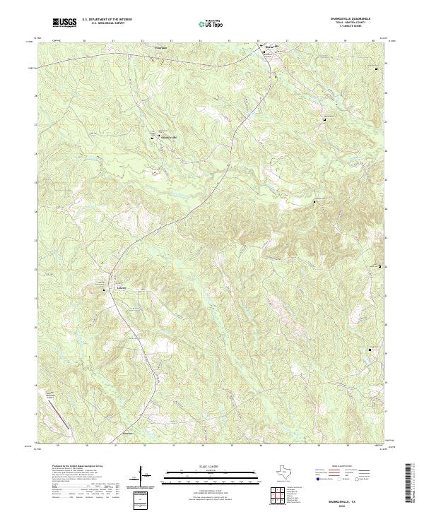 USGS Topographic Map – Shankleville
