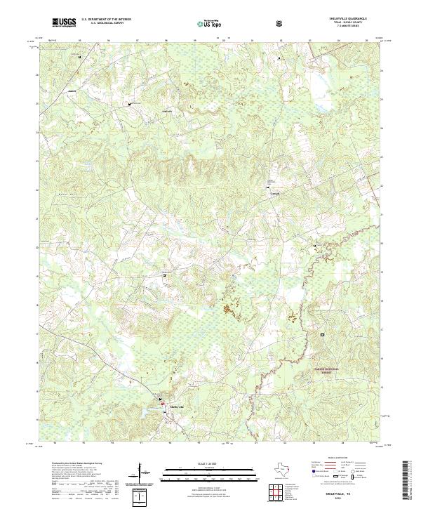 USGS Topographic Map – Shelbyville