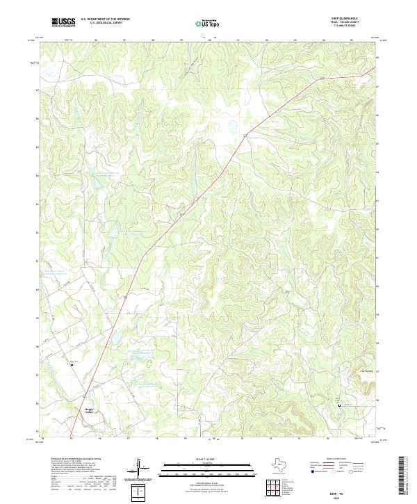 USGS Topographic Map – Shep