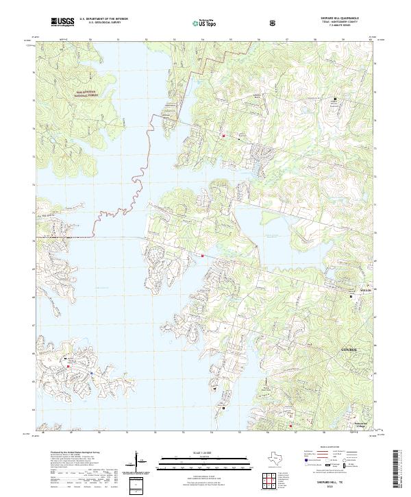 USGS Topographic Map – Shepard Hill