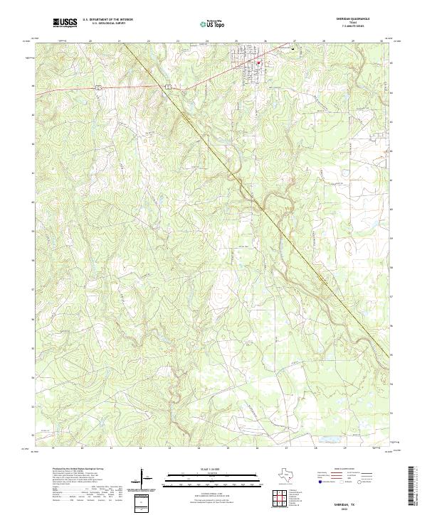 USGS Topographic Map – Sheridan