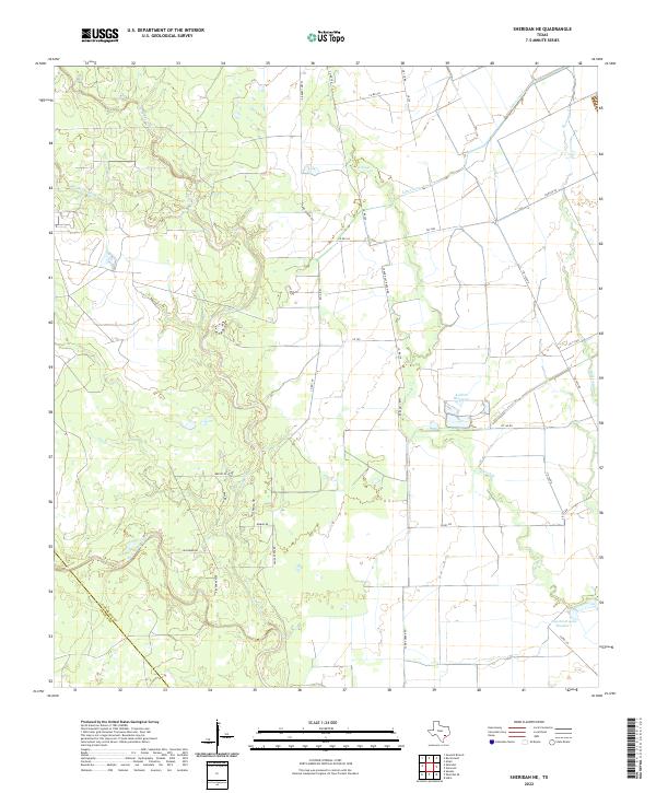 USGS Topographic Map – Sheridan NE