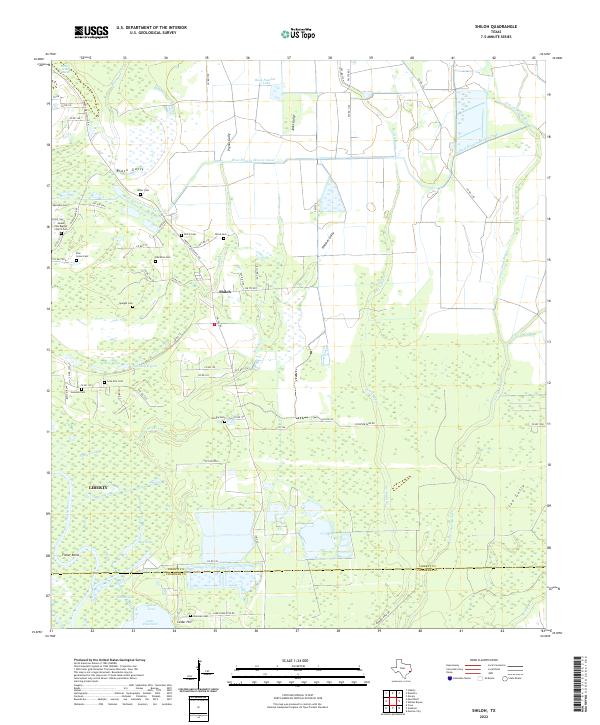 USGS Topographic Map – Shiloh