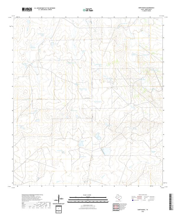 USGS Topographic Map – Shipp Ranch