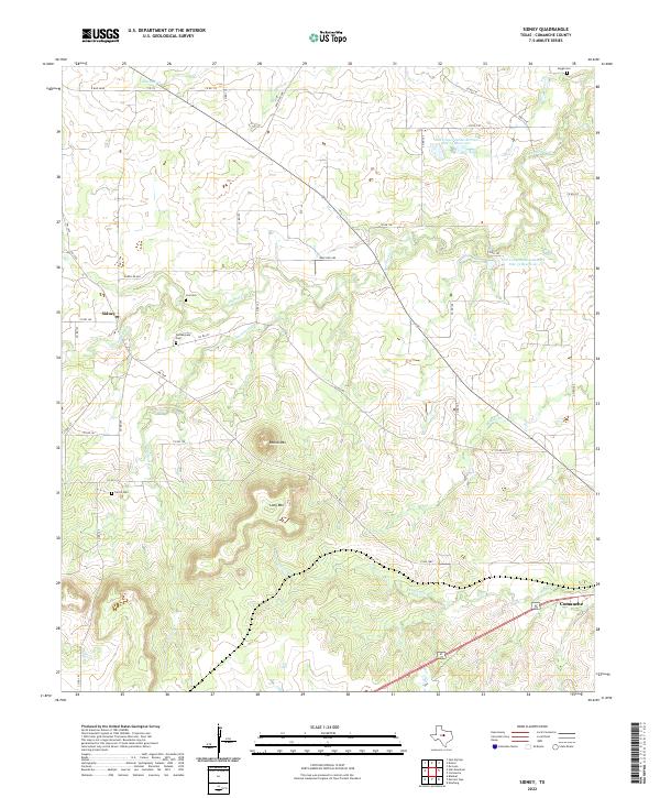 USGS Topographic Map – Sidney