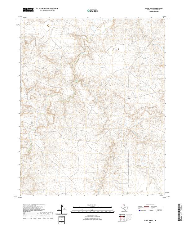 USGS Topographic Map – Signal Spring