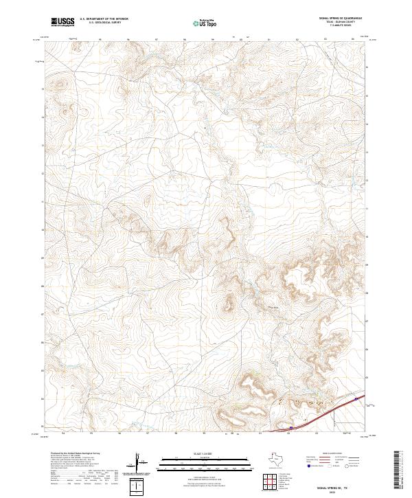 USGS Topographic Map – Signal Spring SE