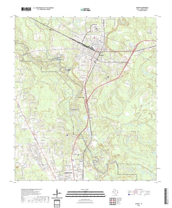 USGS Topographic Map – Silsbee
