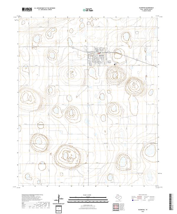 USGS Topographic Map – Silverton