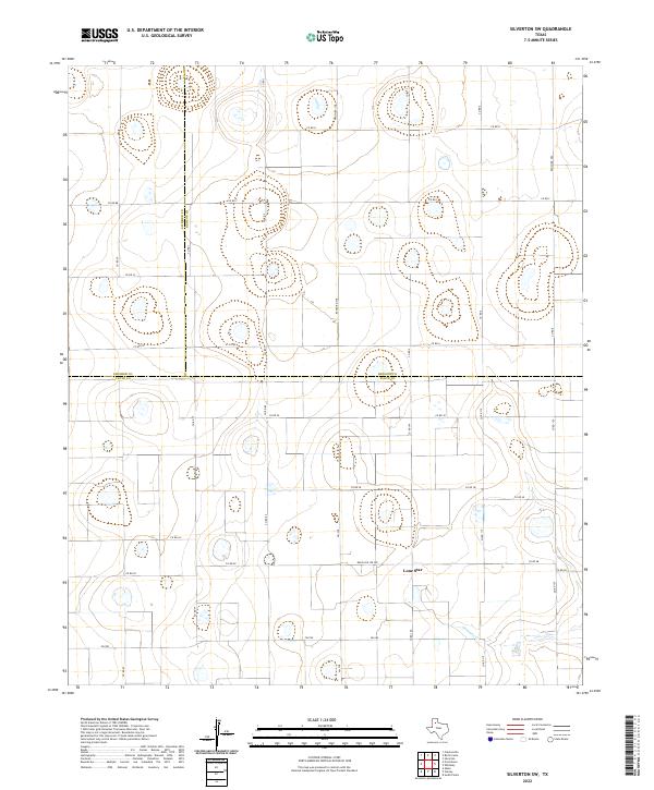 USGS Topographic Map – Silverton SW