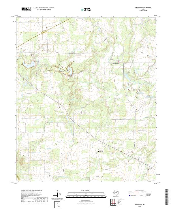 USGS Topographic Map – Sipe Springs
