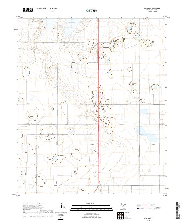 USGS Topographic Map – Skeen Lake