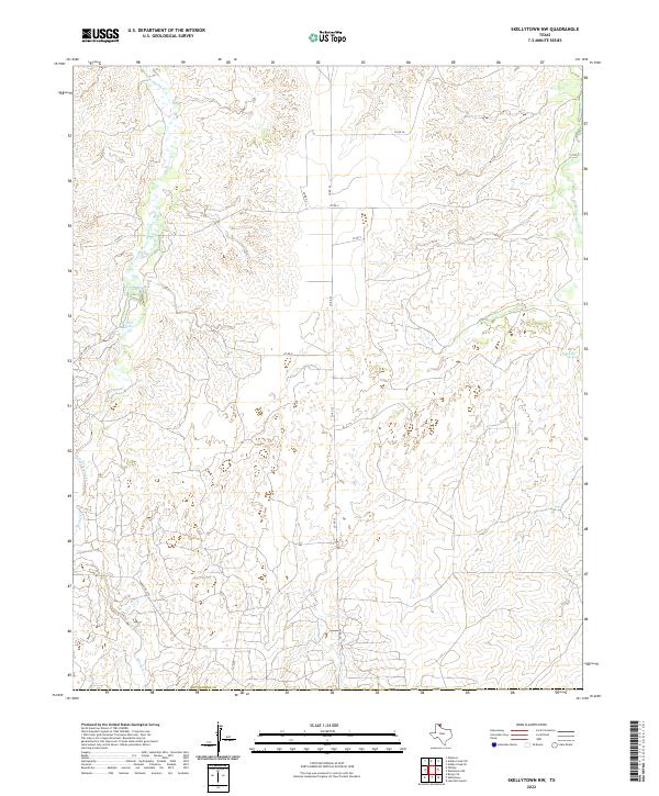 USGS Topographic Map – Skellytown NW