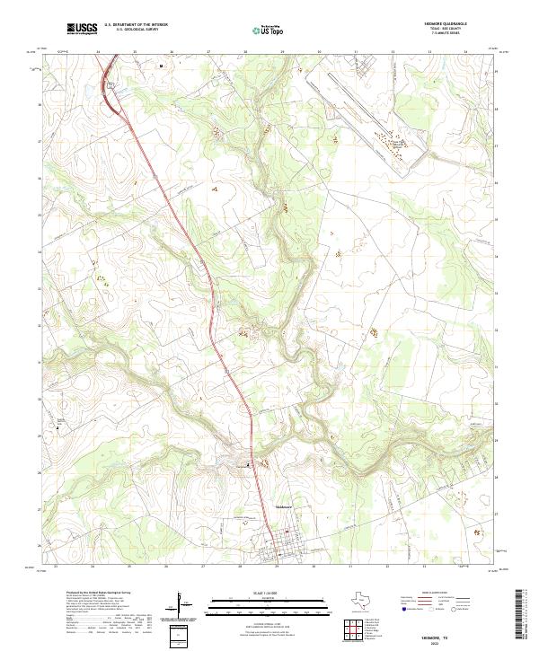 USGS Topographic Map – Skidmore