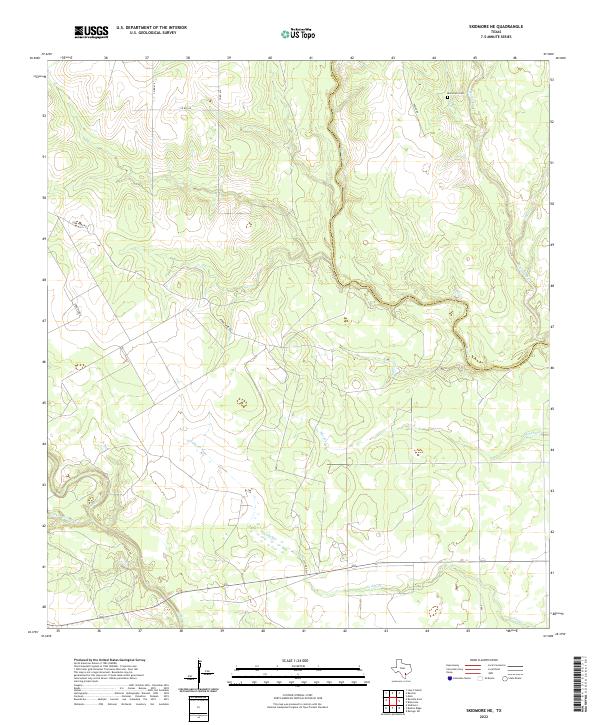 USGS Topographic Map – Skidmore NE