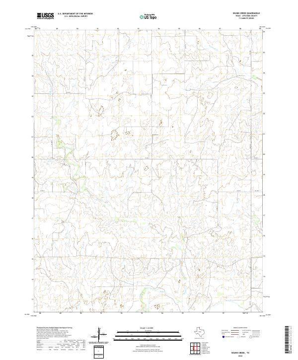 USGS Topographic Map – Skunk Creek