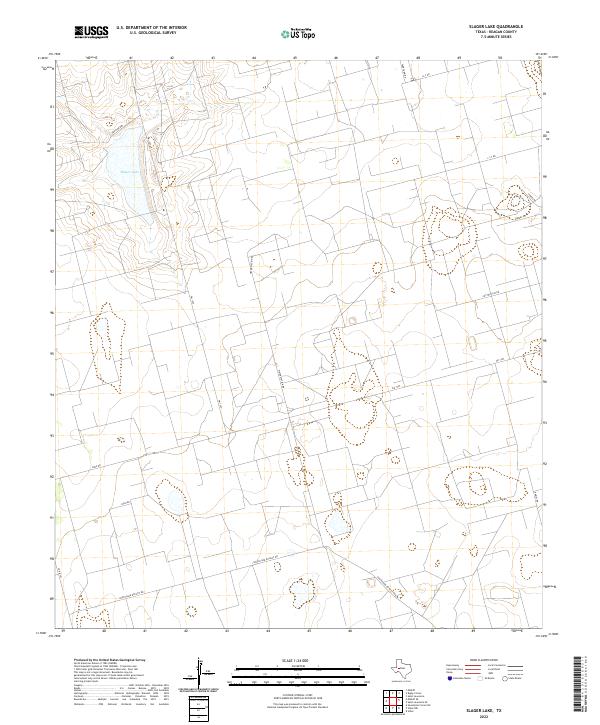 USGS Topographic Map – Slager Lake