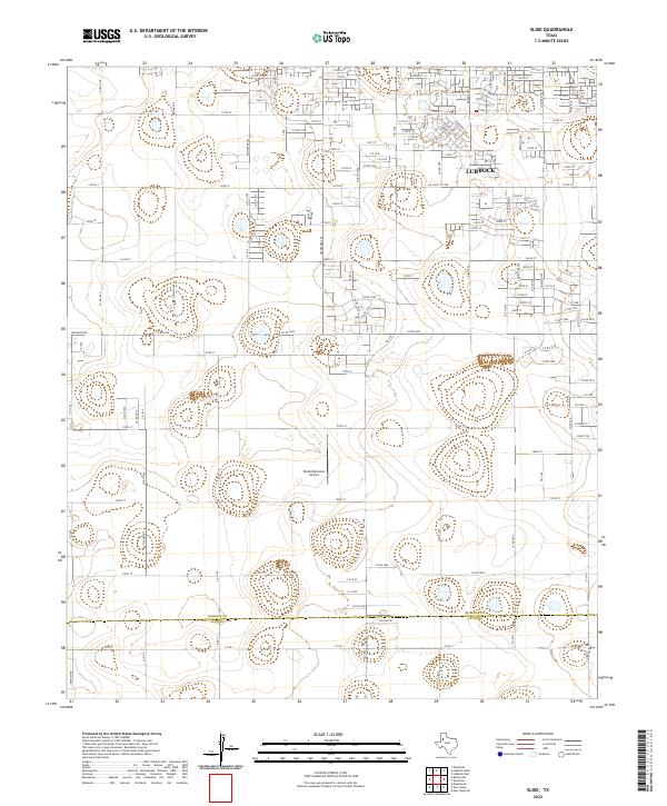 USGS Topographic Map – Slide