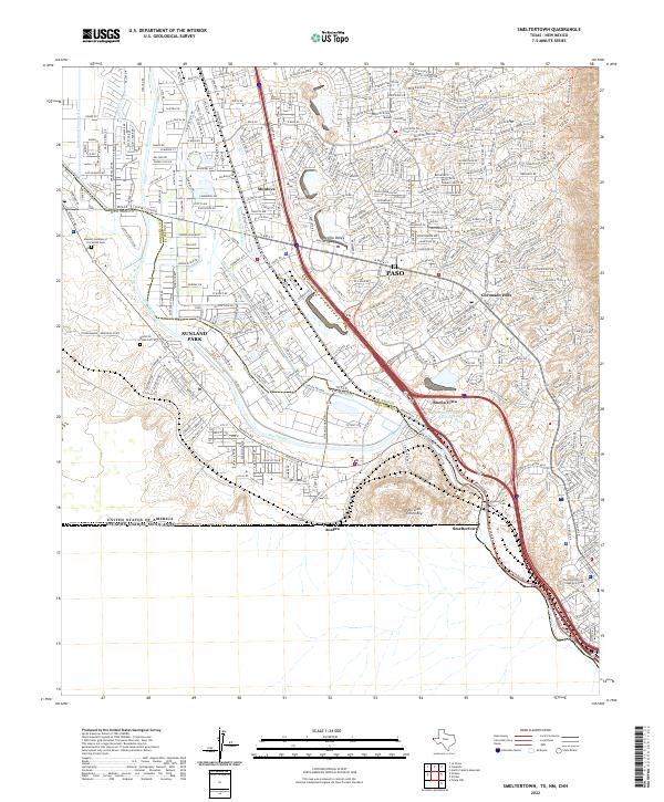 USGS Topographic Map – Smeltertown