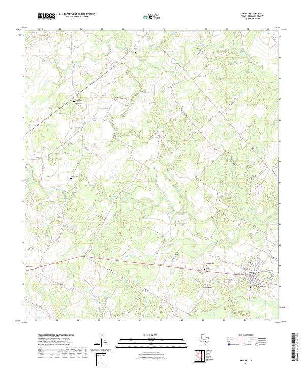 USGS Topographic Map – Smiley