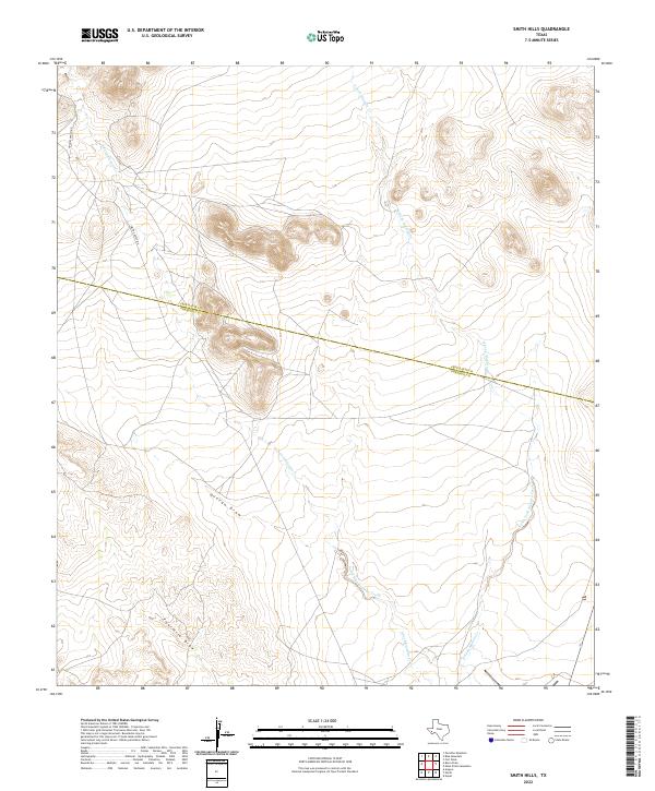 USGS Topographic Map – Smith Hills