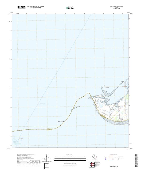 USGS Topographic Map – Smith Point