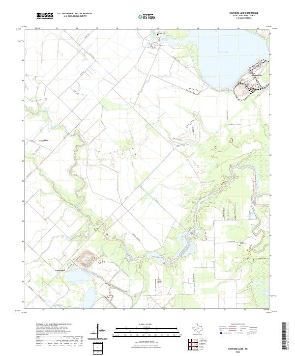 USGS Topographic Map – Smithers Lake